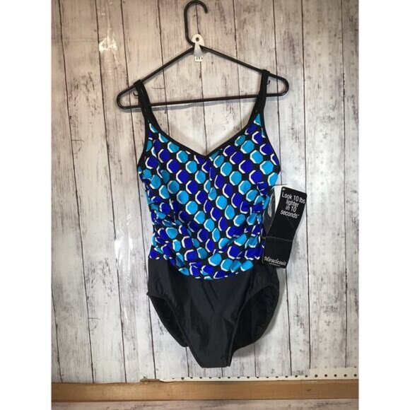 Whimsigoth heritage old money Miraclesuit Women's Swimsuit Size 14